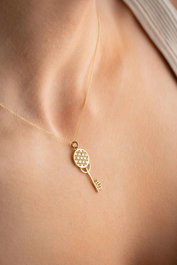 Heliophilia Silver Collar de Plata Esterlina 925 con Recubrimiento de Oro
